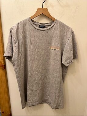 Nautica Light Heather Gray Short Sleeve Logo Tee